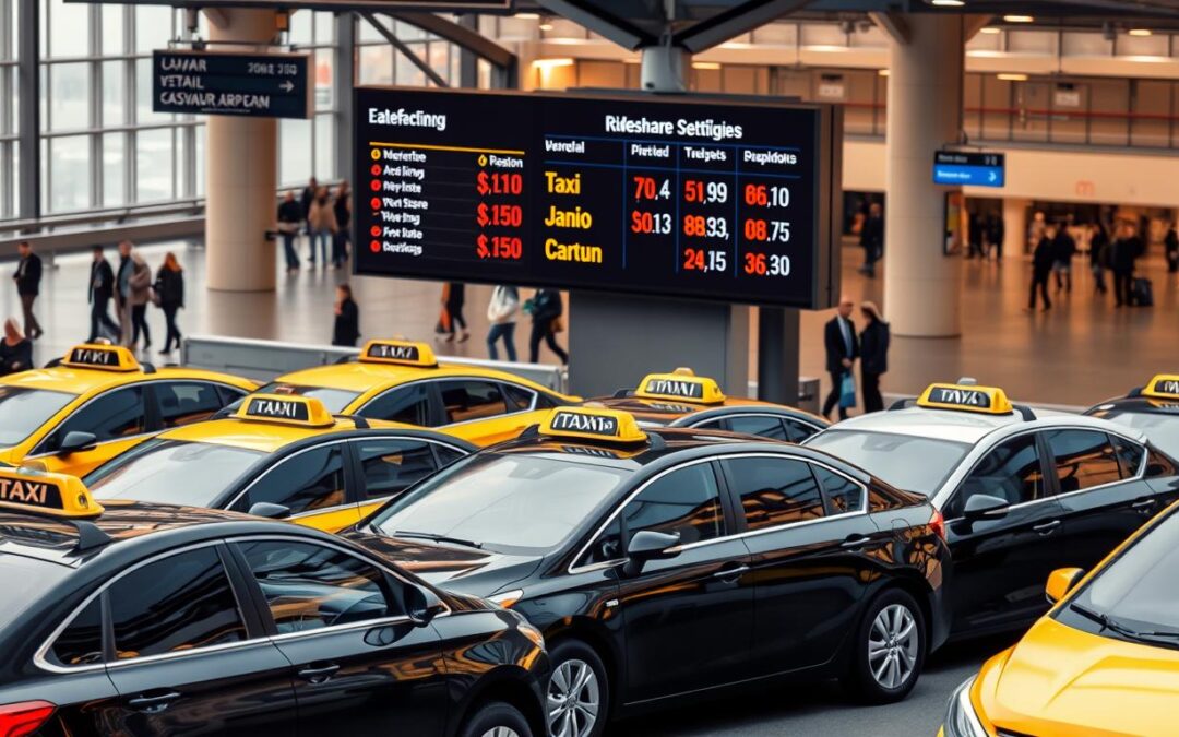 Uber, Bolt czy taxi na Ławicę – porównanie cen